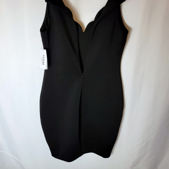 Guess Salina Scuba Dress Size Medium Black - Picture 16 of 16